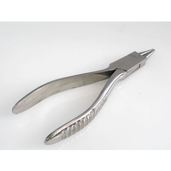 Klešta za izradu nakita  sa okruglim ivicama za rad sa žicom i precizno savijanje. Materijal: Carbon steel. Dimenzije oko 150x 60mm. ( TOOL101R ) 